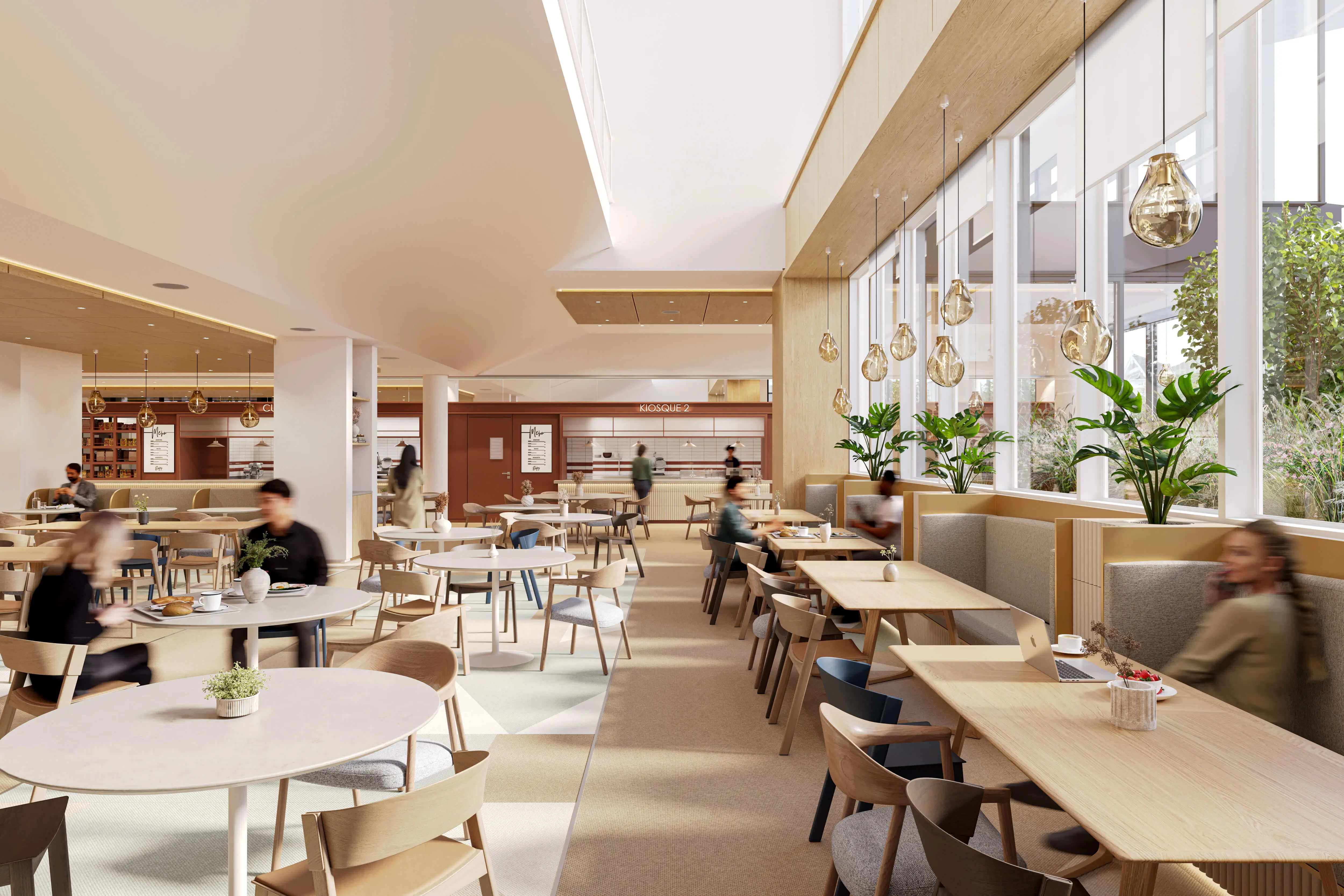 Vue du restaurant